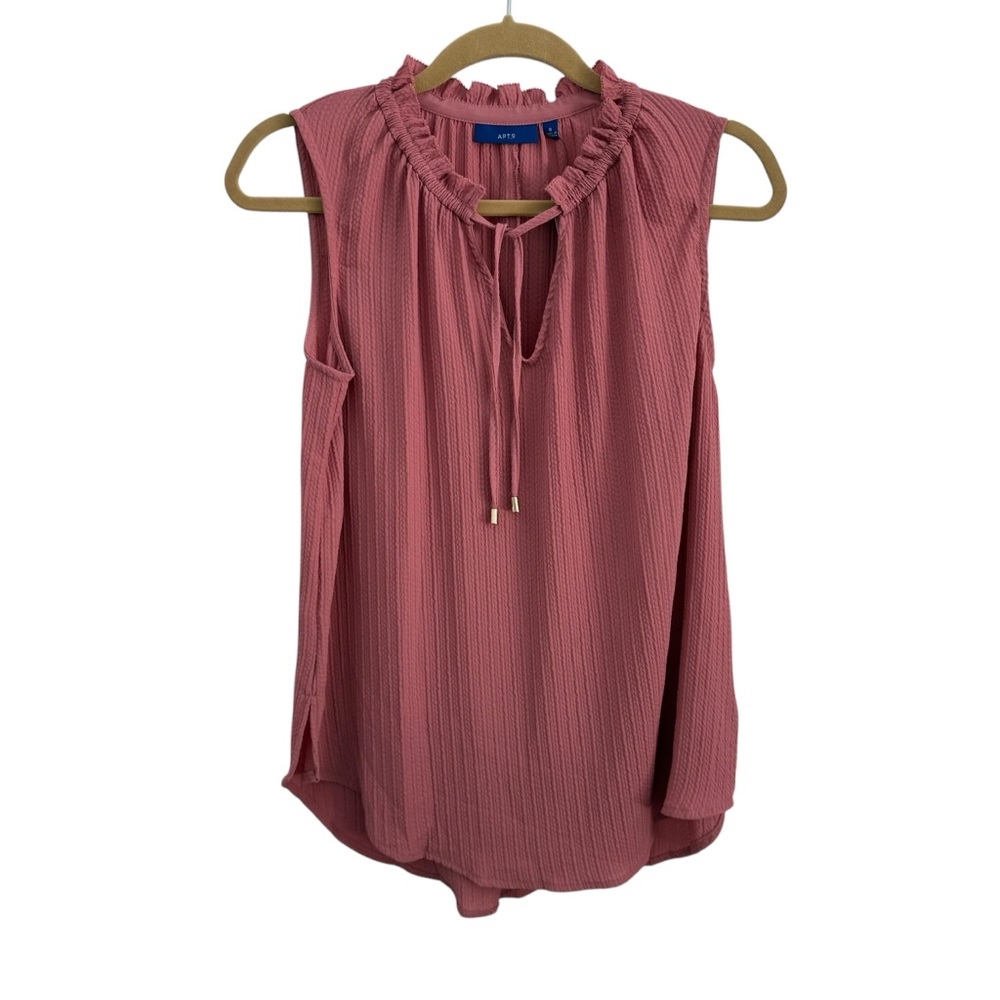 Apt 9 Sleeveless Dusty Rose Blouse NWT